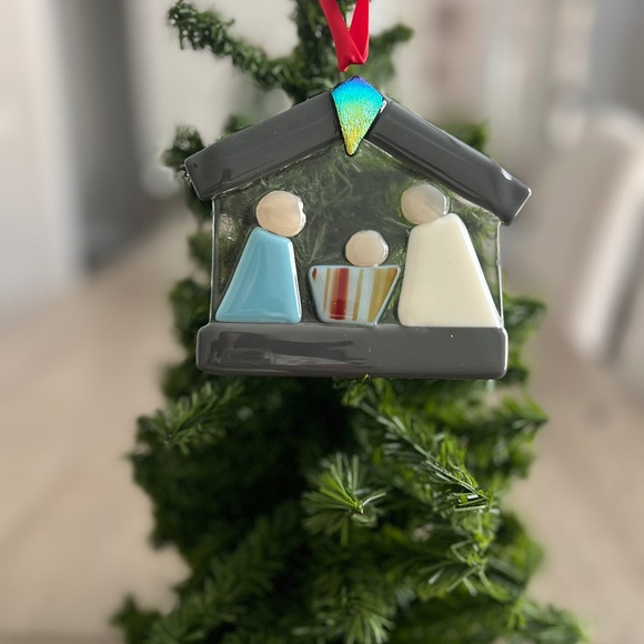 Nativity Ornaments Neiman Marcus Boxed Holy Family Christmas Ornament - Picture 1 of 7